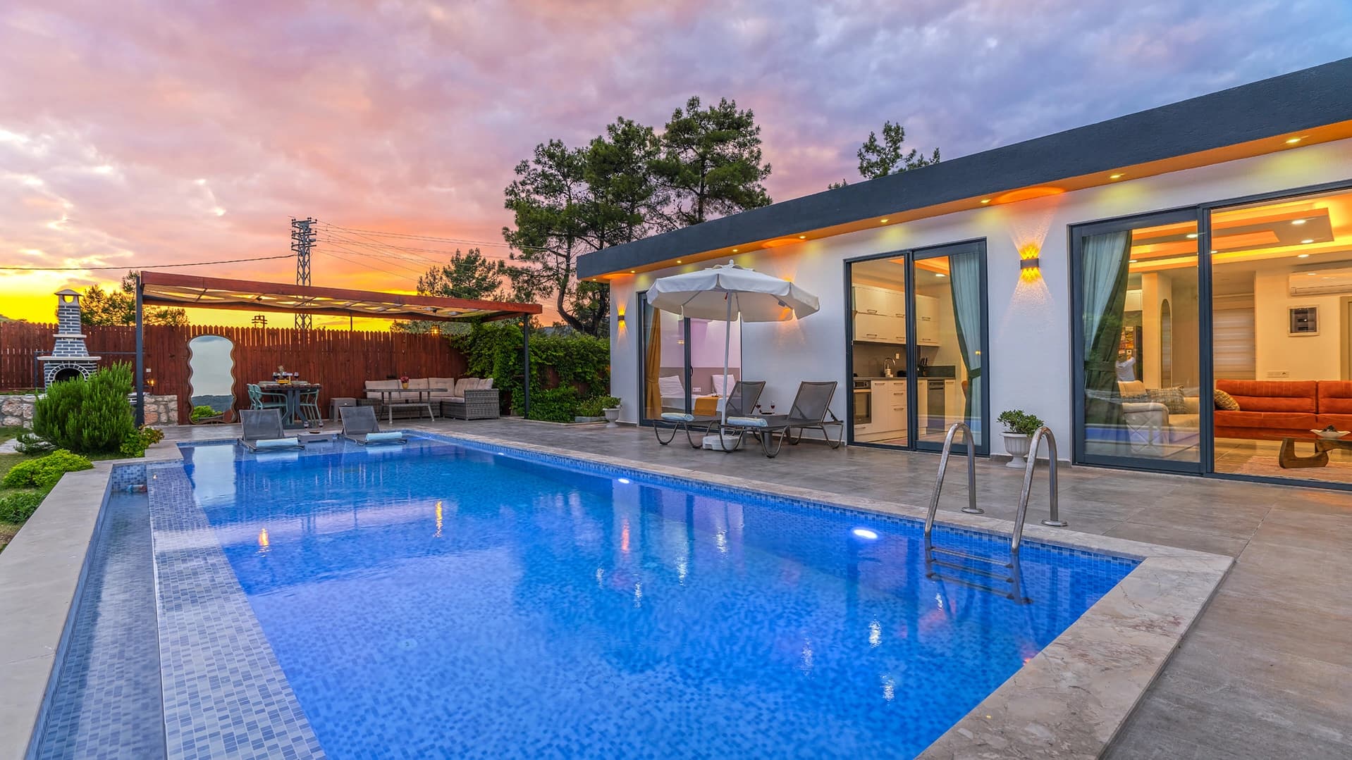Villa Gökalan Korunaklı Havuz 80