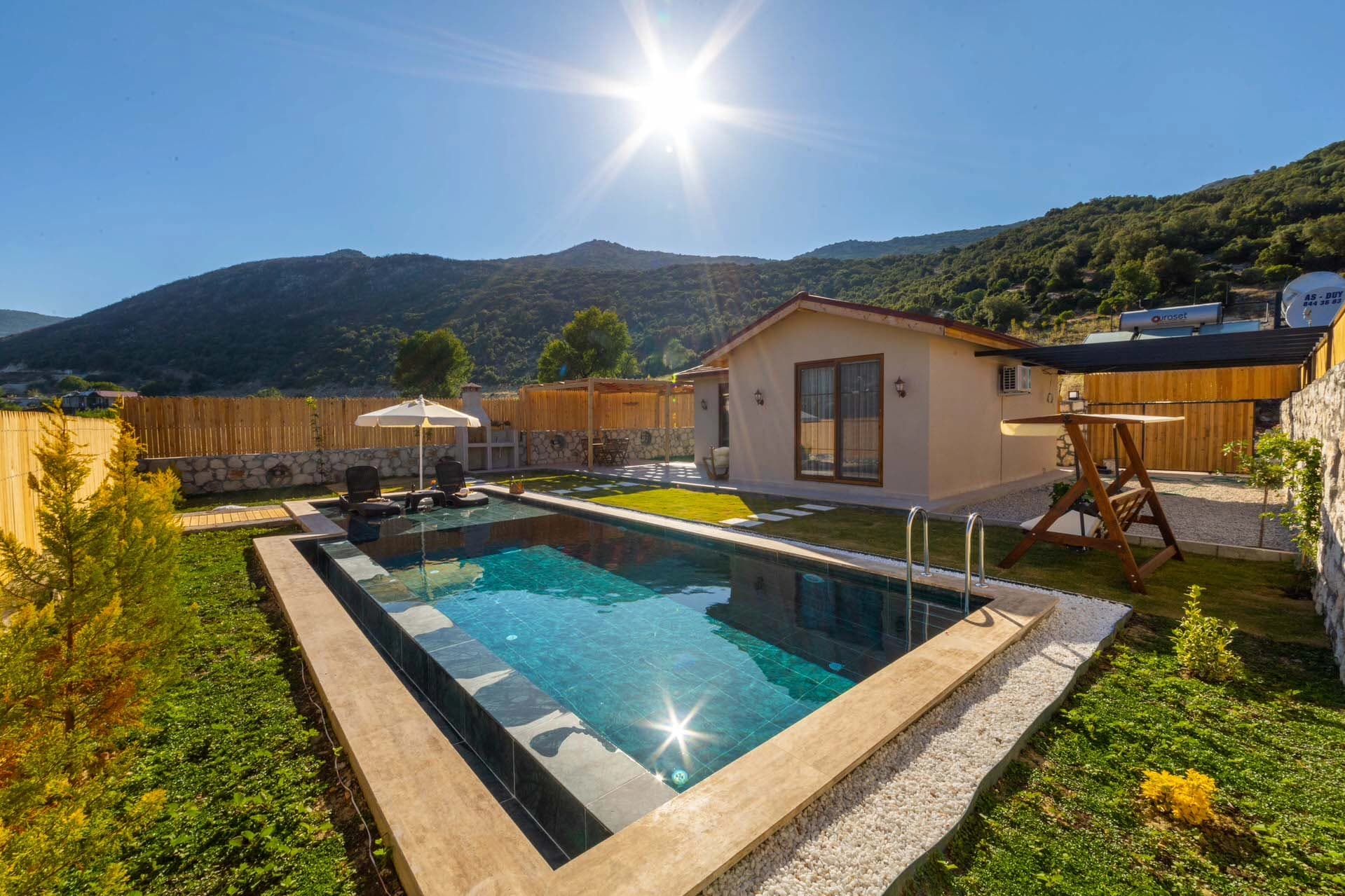 Villa Green Sarıbelen Korunaklı Havuz 38