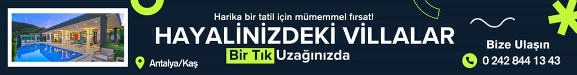 Kiralık Tatil Villaları - Akdenizvillam